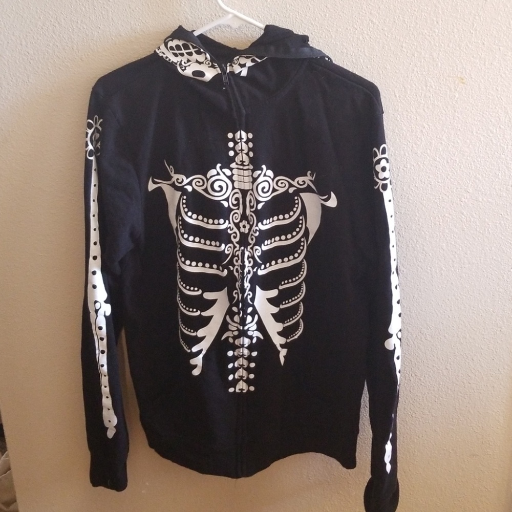 Sugar skull/skeleton sweatshirt